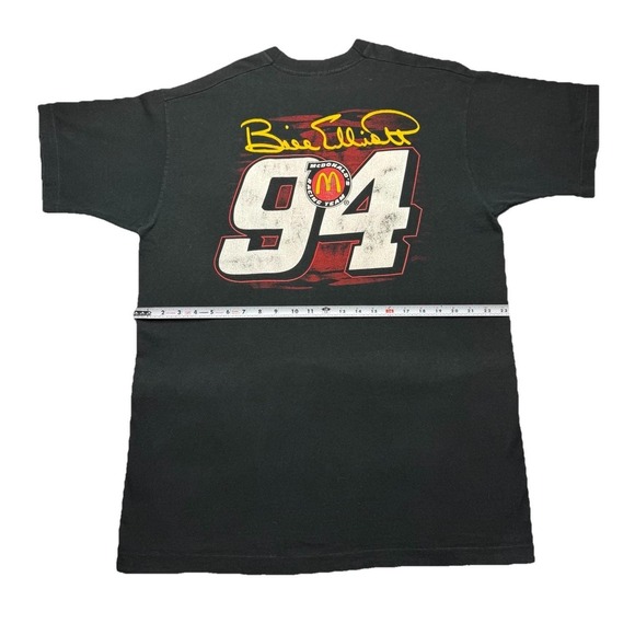 Nascar Vintage 1995 Bill Elliott McDonalds Single Stitch T-Shirt XL Hunter USA - Picture 8 of 8